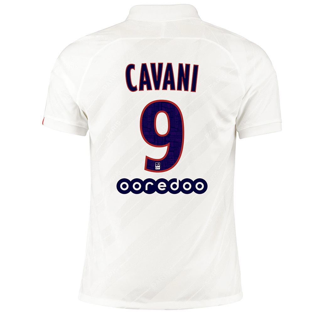 Hombre Edinson Cavani 9 3ª Equipación Blanco Camiseta 2019/20 La Camisa Chile