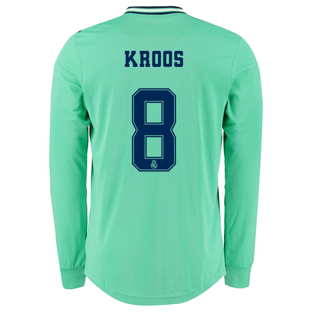 Niño Toni Kroos 8 3ª Equipación Verde Camiseta De Manga Larga 2019/20 La Camisa Chile