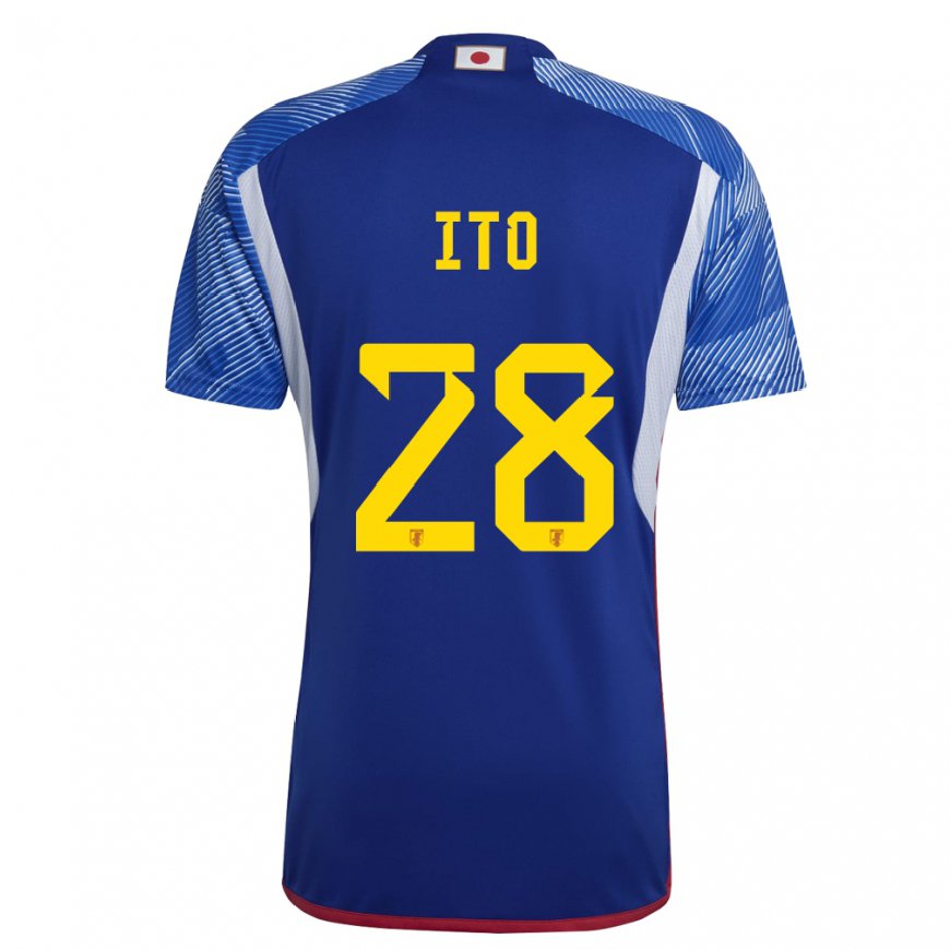 Kandiny Niño Camiseta Japón Hiroki Ito #28 Azul Real 1ª Equipación 22-24 La Camisa Chile