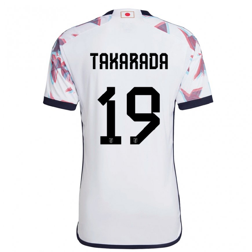 Kandiny Mujer Camiseta Japón Saori Takarada #19 Blanco 2ª Equipación 22-24 La Camisa Chile