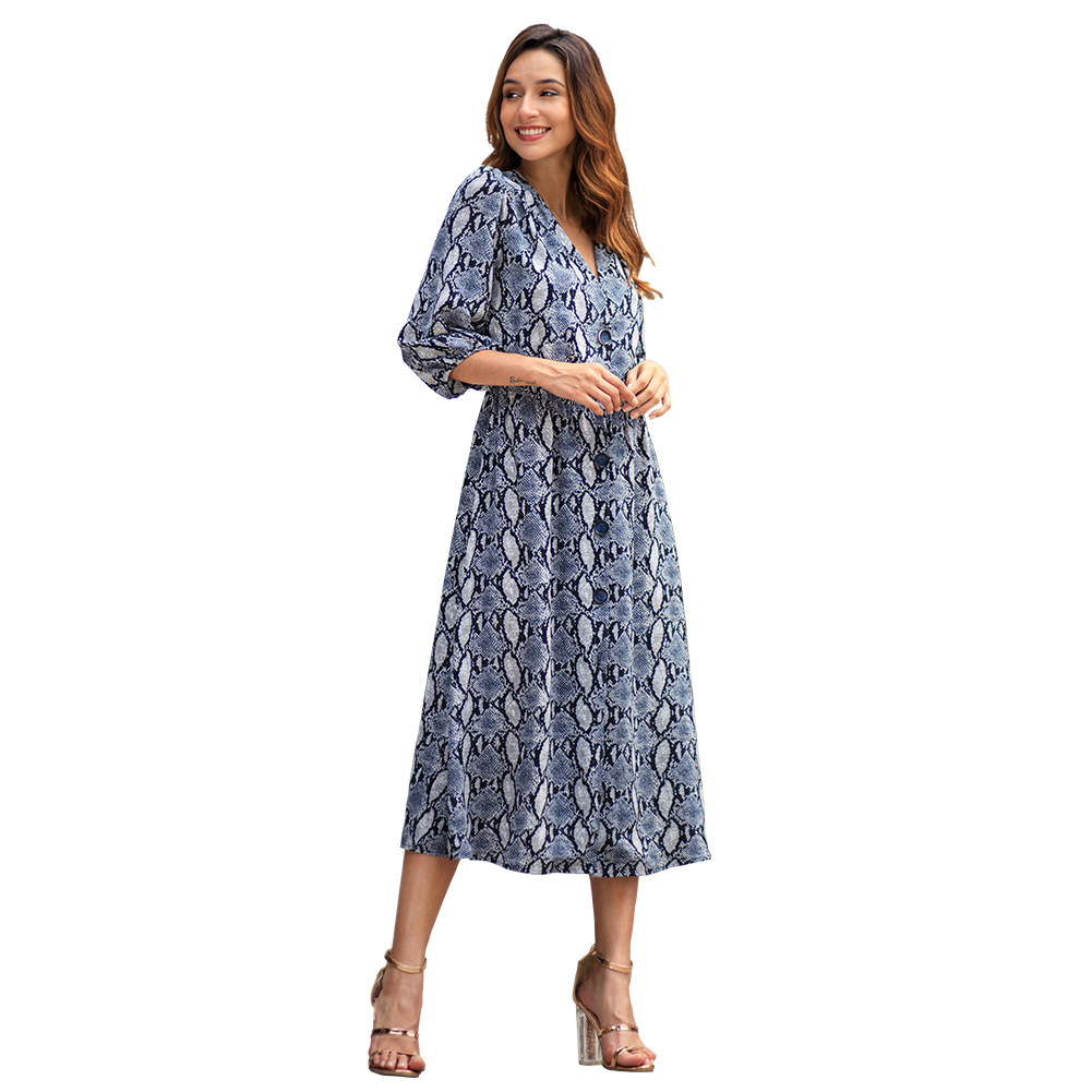 Kandiny - Temperament commuter seven-point sleeve women's dress Kandiny ...