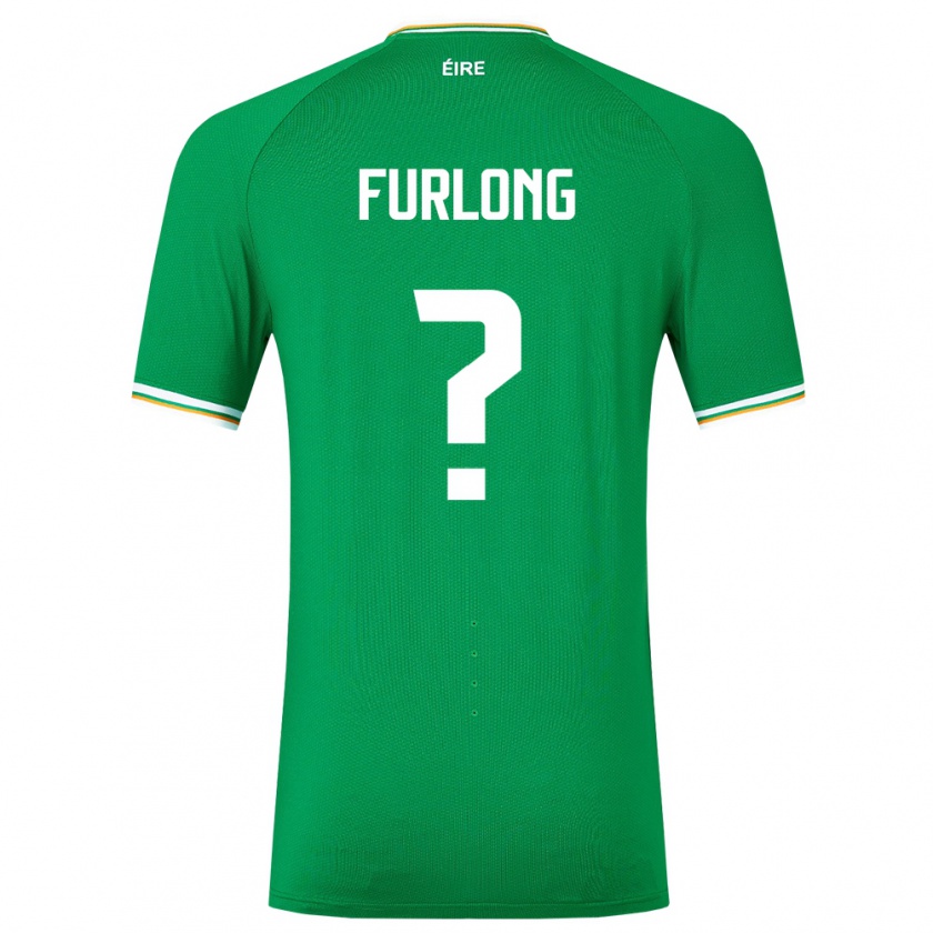 Kandiny Niño Camiseta Irlanda James Furlong #0 Verde 1ª Equipación 24-26 La Camisa Chile