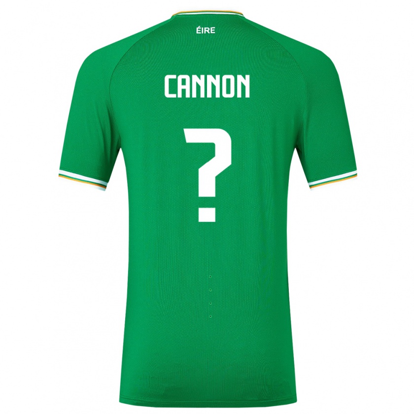 Kandiny Niño Camiseta Irlanda Thomas Cannon #0 Verde 1ª Equipación 24-26 La Camisa Chile