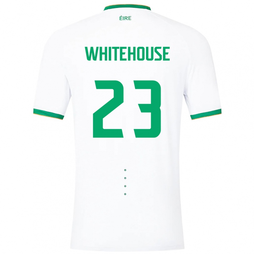 Kandiny Niño Camiseta Irlanda Sophie Whitehouse #23 Blanco 2ª Equipación 24-26 La Camisa Chile