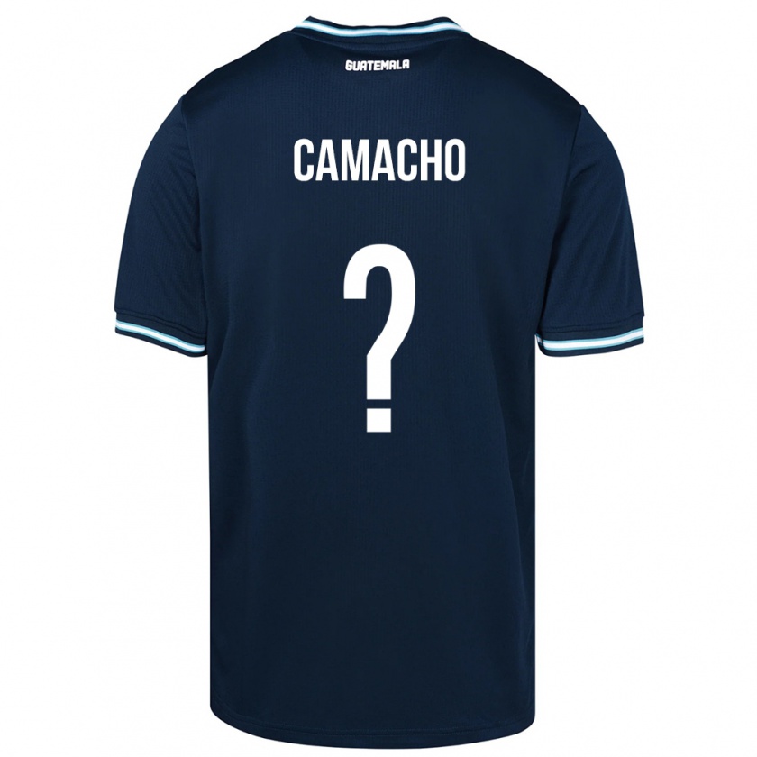 Kandiny Niño Camiseta Guatemala Samuel Camacho #0 Azul 2ª Equipación 24-26 La Camisa Chile