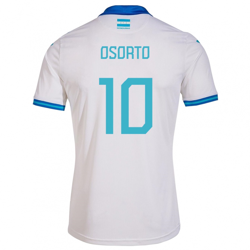 Kandiny Hombre Camiseta Honduras Roberto Osorto #10 Blanco 1ª Equipación 24-26 La Camisa Chile