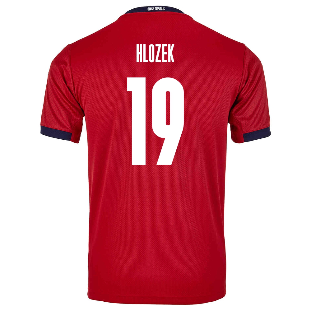 Mujer Selección De Fútbol De La República Checa Camiseta Adam Hlozek #19 1ª Equipación Rojo 2021 Chile