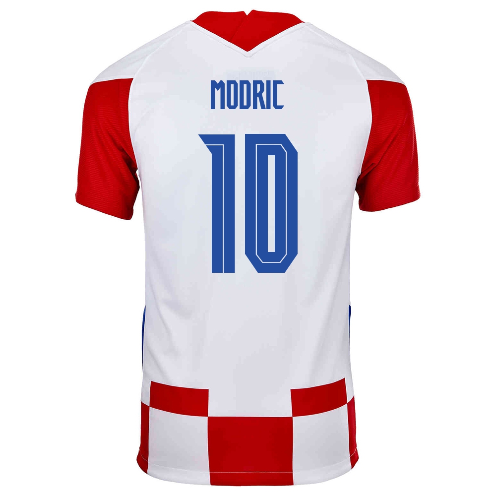 Kandiny - Selección de fútbol de Croacia Camiseta Luka Modric 1ª Equipación Rojo blanco 2021