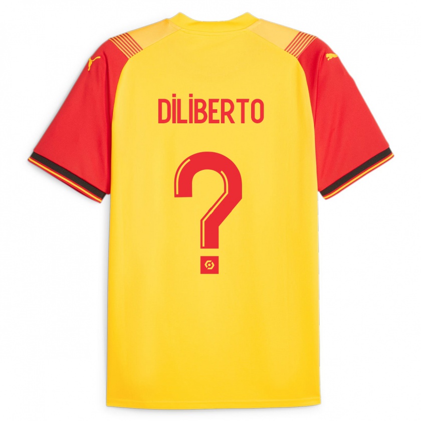 Kandiny Niño Camiseta Noah Diliberto #0 Amarillo 1ª Equipación 2023/24 La Camisa Chile