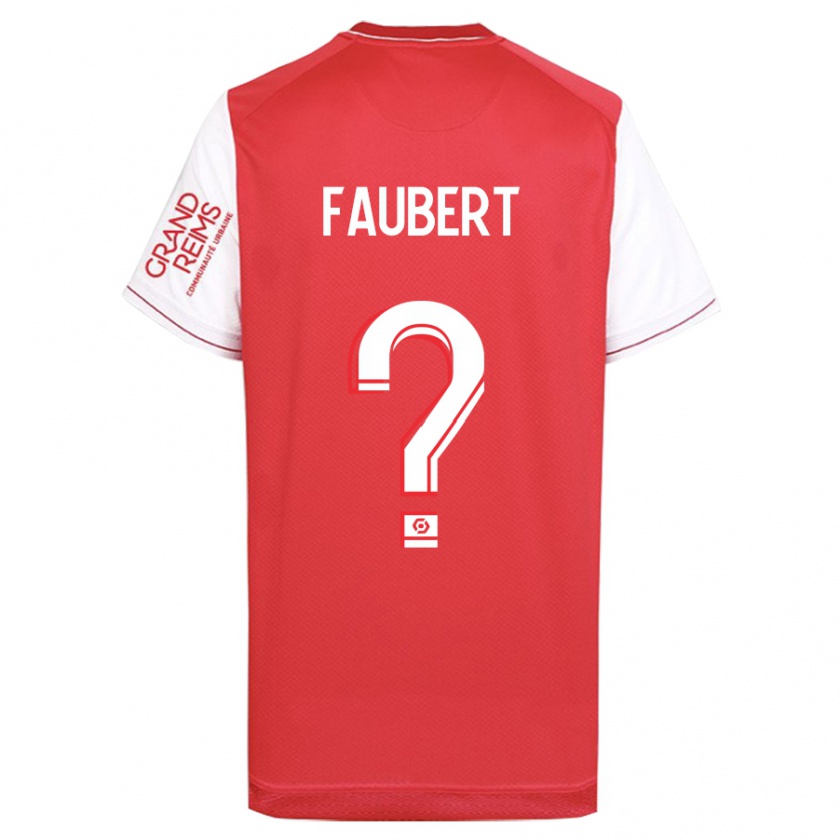 Kandiny Niño Camiseta Noam Faubert #0 Rojo 1ª Equipación 2023/24 La Camisa Chile