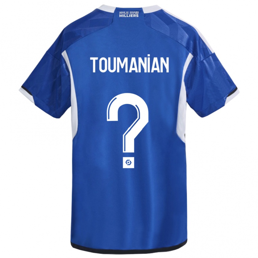 Kandiny Niño Camiseta Anthony Toumanian #0 Azul 1ª Equipación 2023/24 La Camisa Chile