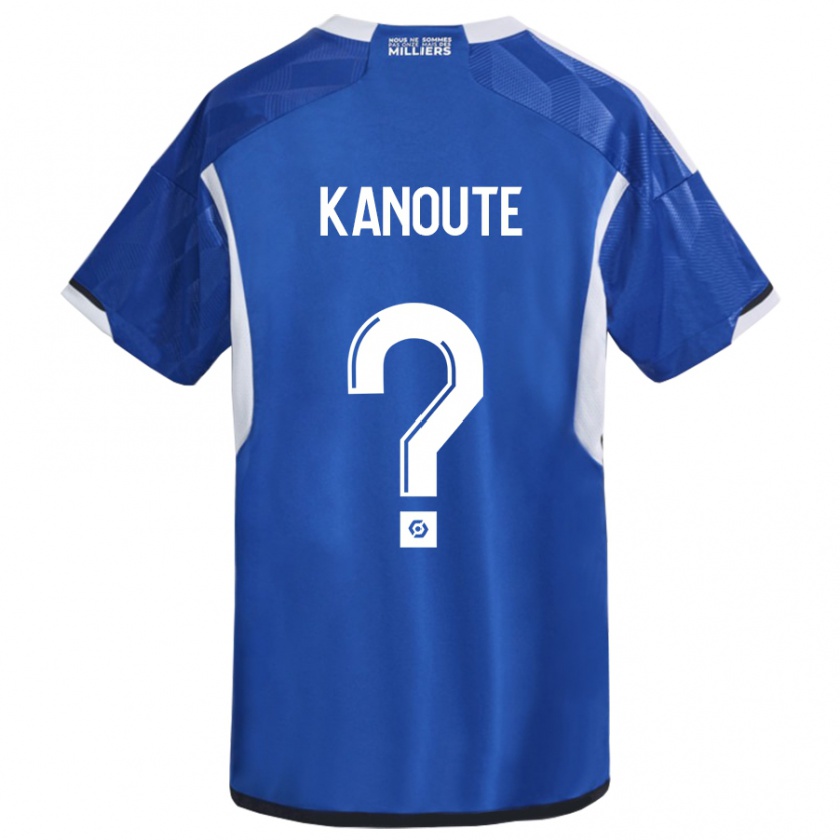 Kandiny Niño Camiseta Mahamadou Kanouté #0 Azul 1ª Equipación 2023/24 La Camisa Chile