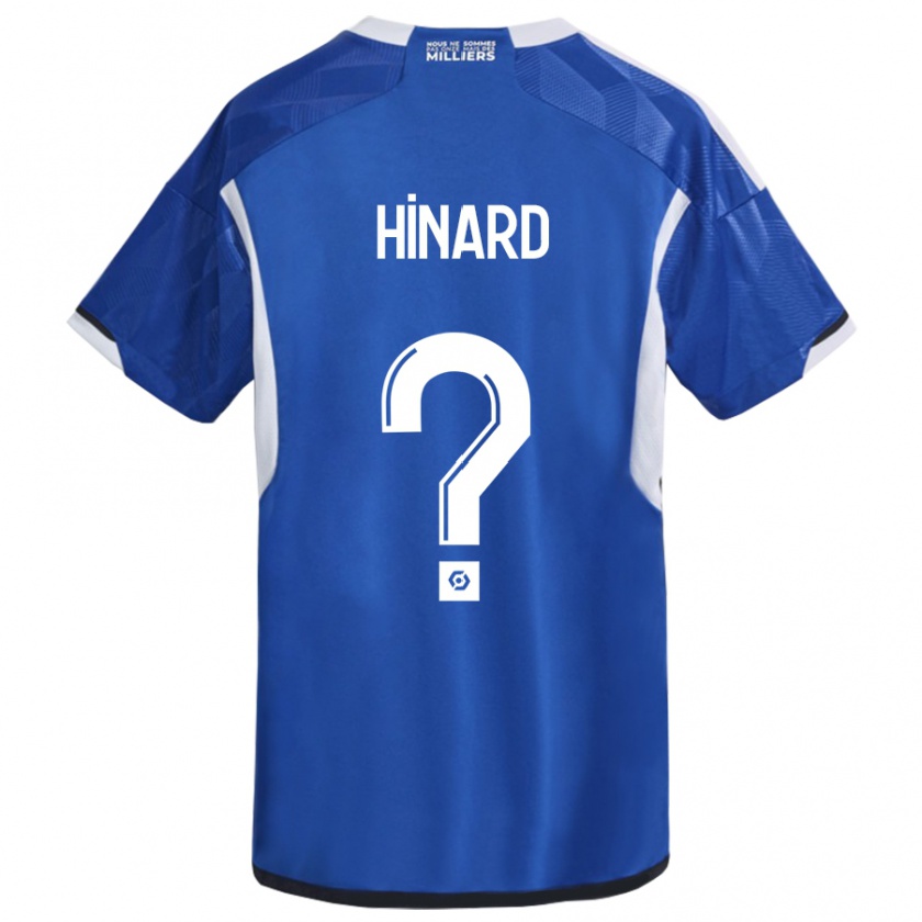 Kandiny Niño Camiseta Noa Hinard #0 Azul 1ª Equipación 2023/24 La Camisa Chile