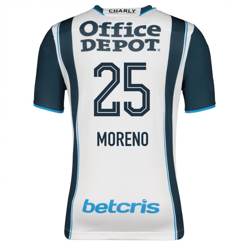 Kandiny Niño Camiseta Carlos Moreno #25 Armada 1ª Equipación 2023/24 La Camisa Chile