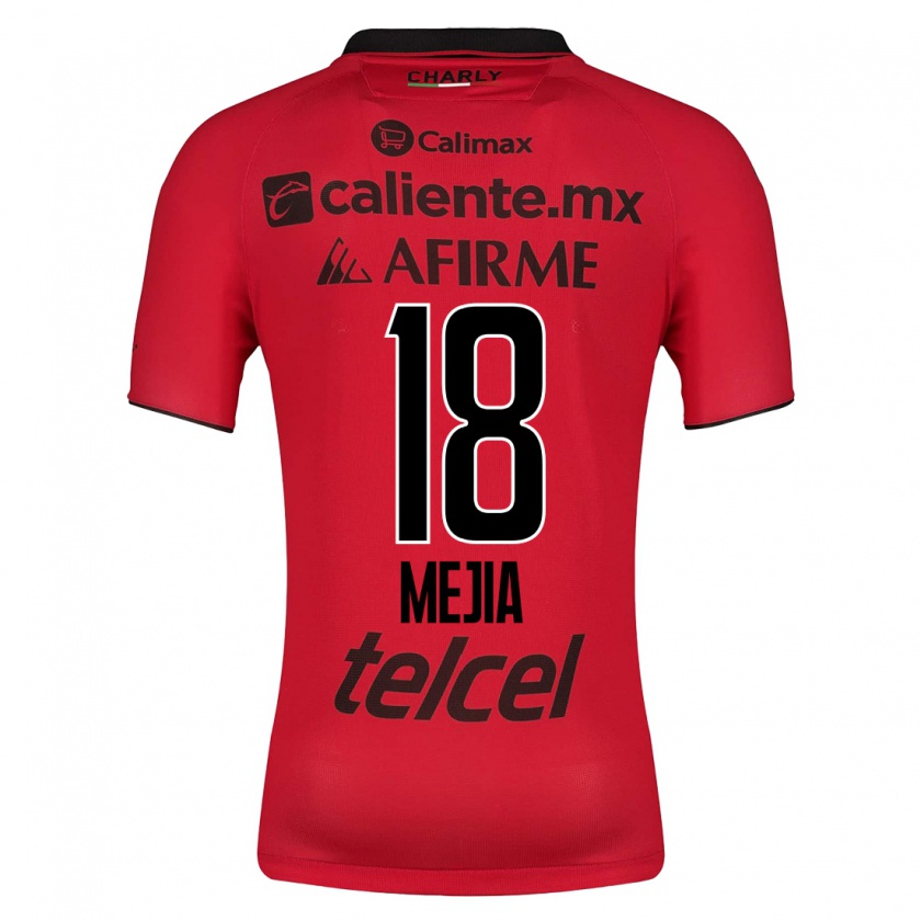 Kandiny Niño Camiseta Aarón Mejía #18 Rojo 1ª Equipación 2023/24 La Camisa Chile