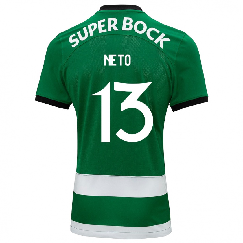 Kandiny Niño Camiseta Luís Neto #13 Verde 1ª Equipación 2023/24 La Camisa Chile