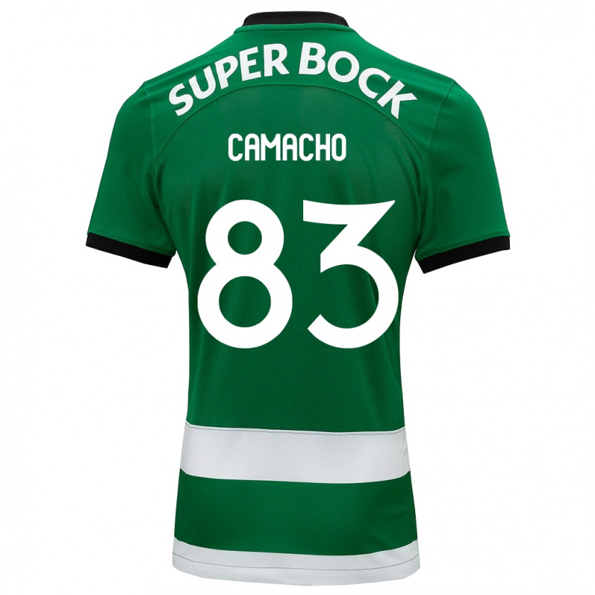 Kandiny Niño Camiseta Rafael Camacho #83 Verde 1ª Equipación 2023/24 La Camisa Chile