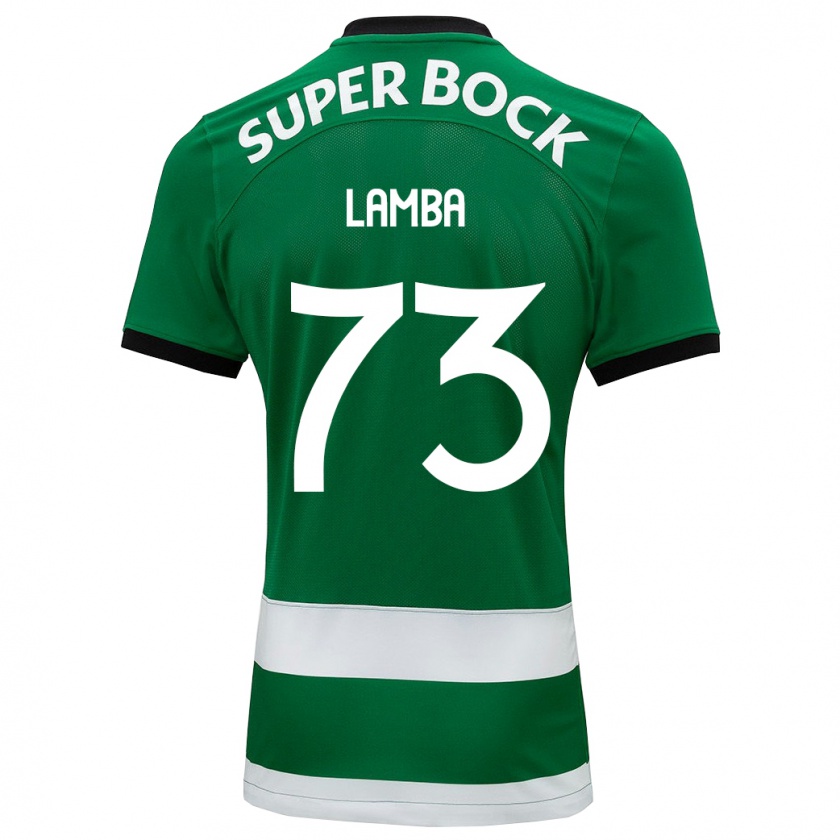 Kandiny Niño Camiseta Chico Lamba #73 Verde 1ª Equipación 2023/24 La Camisa Chile