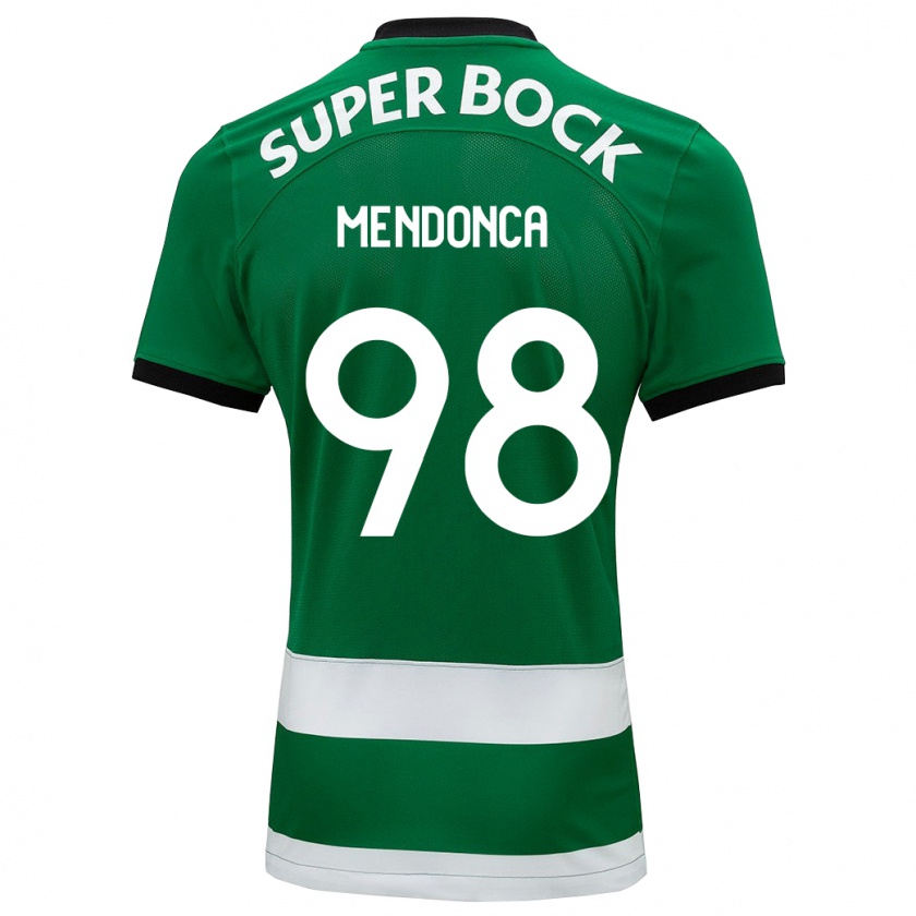 Kandiny Niño Camiseta Manuel Mendonça #98 Verde 1ª Equipación 2023/24 La Camisa Chile