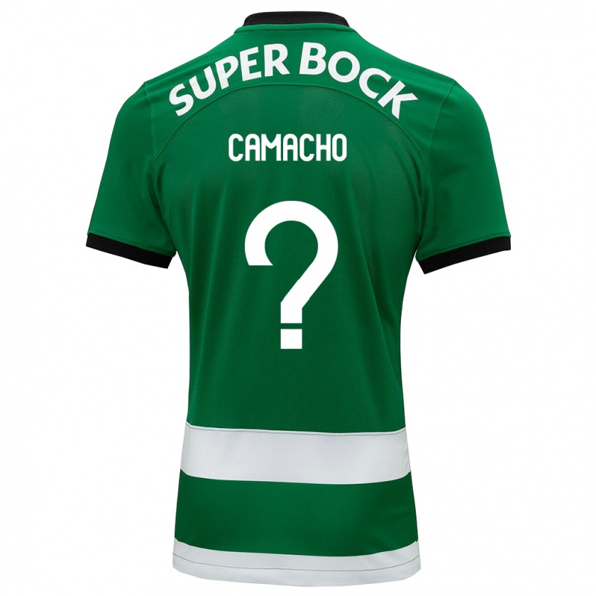 Kandiny Niño Camiseta Rafael Camacho #0 Verde 1ª Equipación 2023/24 La Camisa Chile