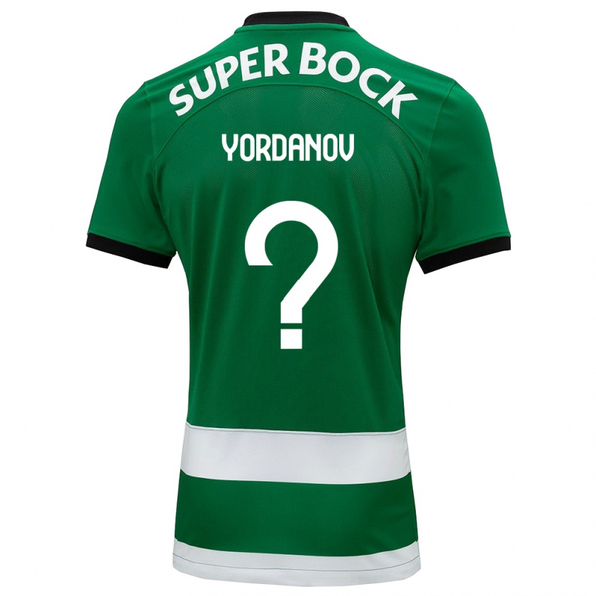 Kandiny Niño Camiseta Ricardo Yordanov #0 Verde 1ª Equipación 2023/24 La Camisa Chile