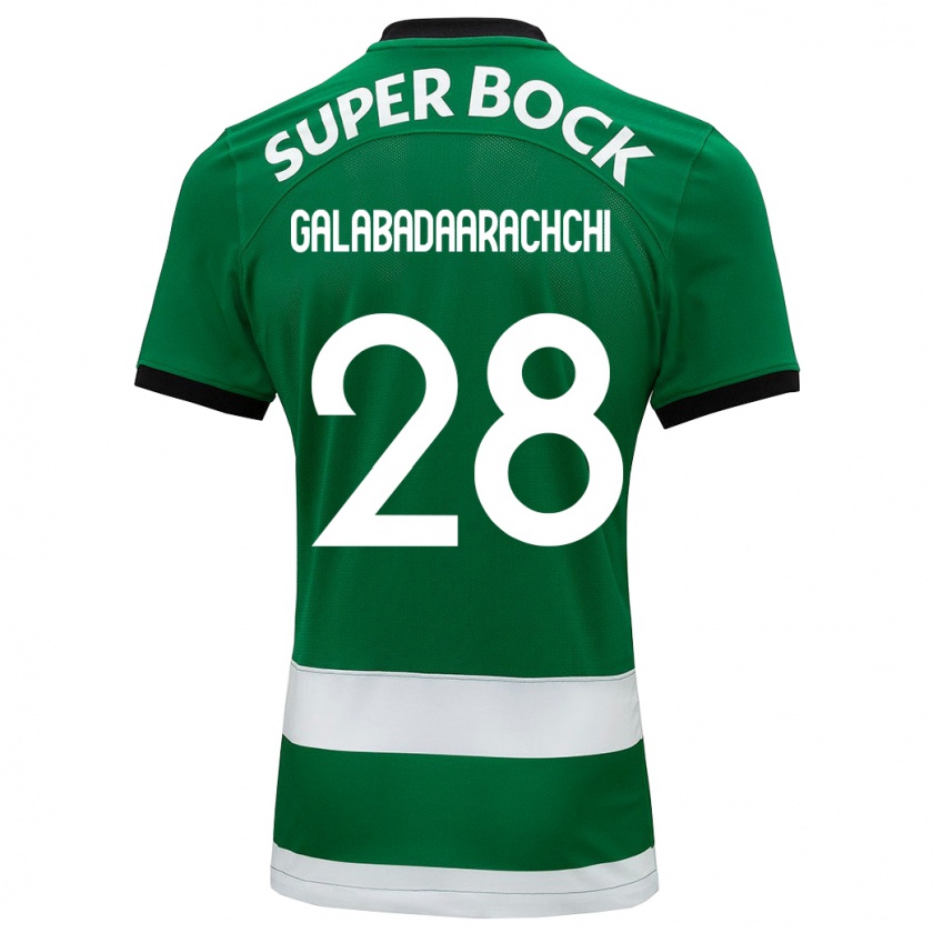 Kandiny Niño Camiseta Jacinta Galabadaarachchi #28 Verde 1ª Equipación 2023/24 La Camisa Chile