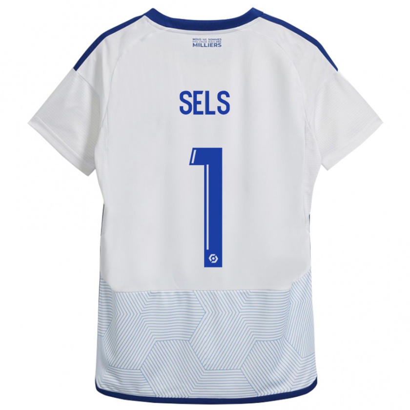 Kandiny Niño Camiseta Matz Sels #1 Blanco 2ª Equipación 2023/24 La Camisa Chile