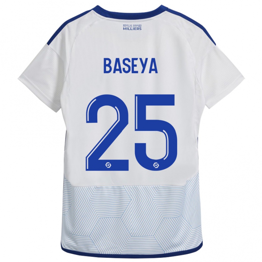 Kandiny Niño Camiseta Steven Baseya #25 Blanco 2ª Equipación 2023/24 La Camisa Chile