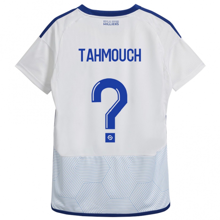 Kandiny Niño Camiseta Mathieu Tahmouch #0 Blanco 2ª Equipación 2023/24 La Camisa Chile