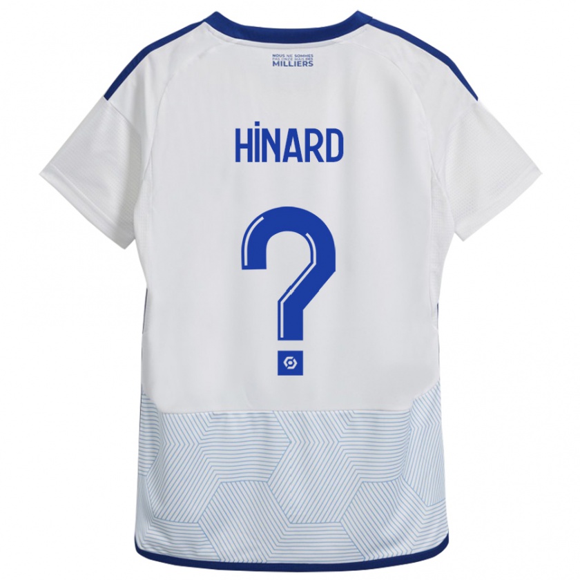 Kandiny Niño Camiseta Noa Hinard #0 Blanco 2ª Equipación 2023/24 La Camisa Chile