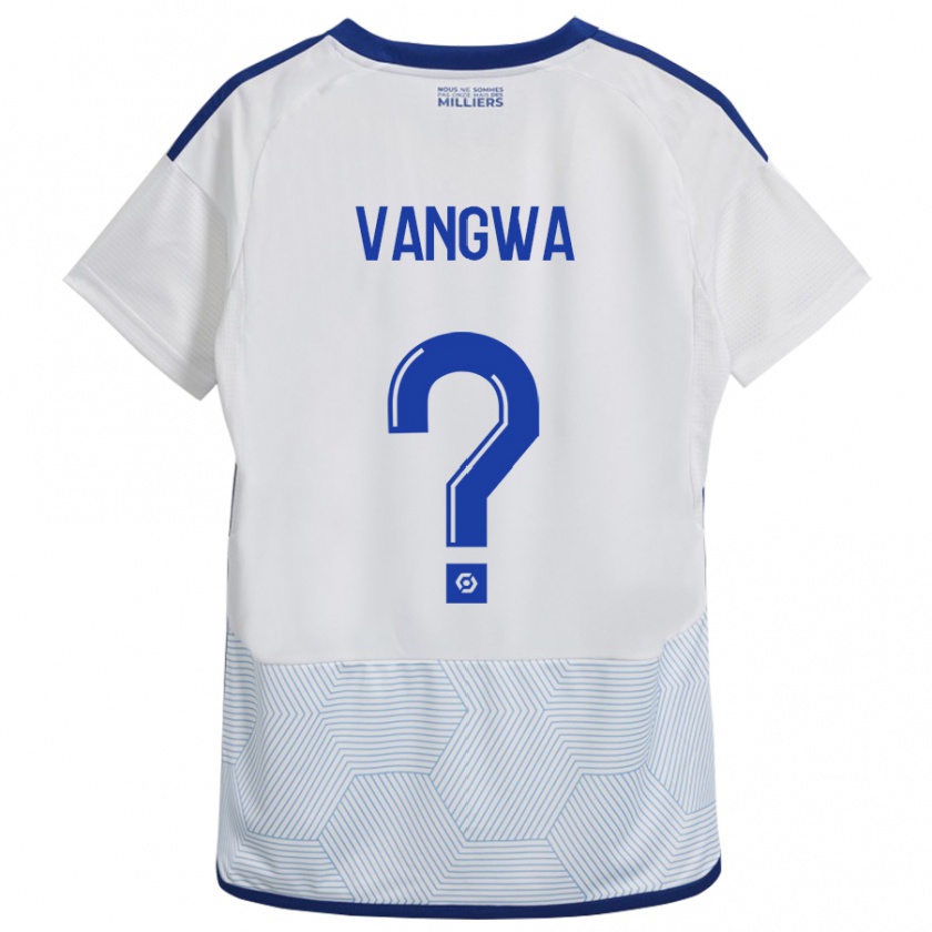 Kandiny Niño Camiseta Jilva Vangwa #0 Blanco 2ª Equipación 2023/24 La Camisa Chile