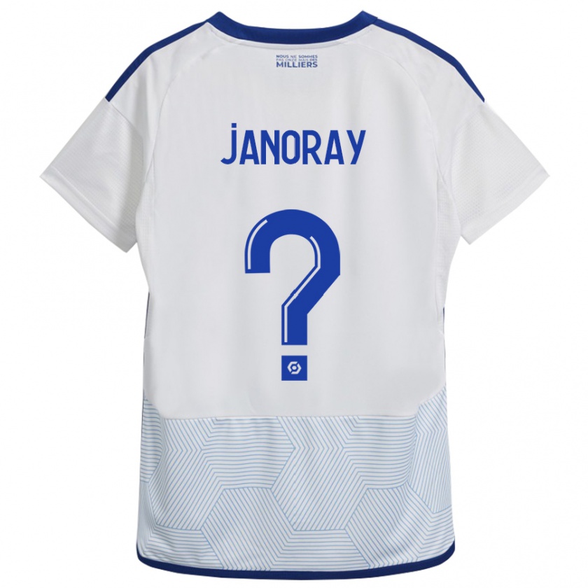 Kandiny Niño Camiseta Sacha Janoray #0 Blanco 2ª Equipación 2023/24 La Camisa Chile