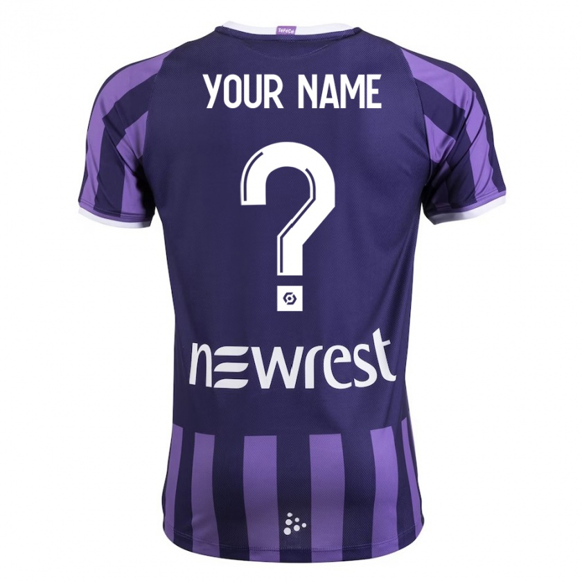 Kandiny Niño Camiseta Su Nombre #0 Morado 2ª Equipación 2023/24 La Camisa Chile