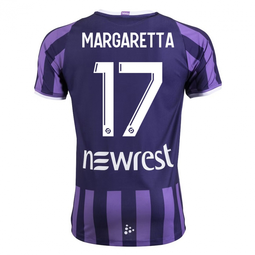 Kandiny Niño Camiseta Jessica Margaretta #17 Morado 2ª Equipación 2023/24 La Camisa Chile