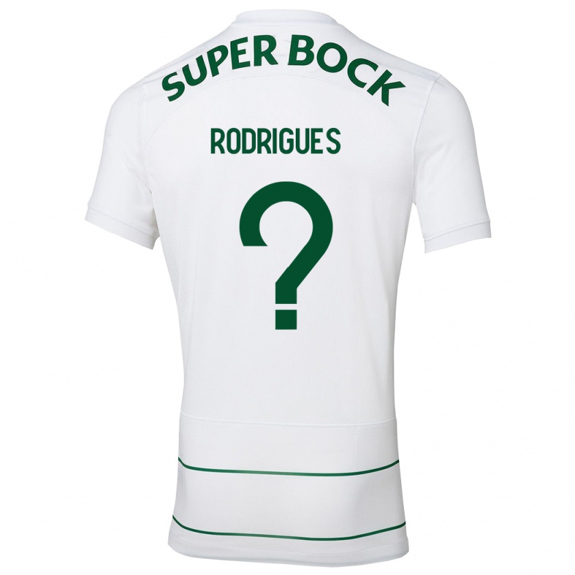 Kandiny Niño Camiseta João Rodrigues #0 Blanco 2ª Equipación 2023/24 La Camisa Chile