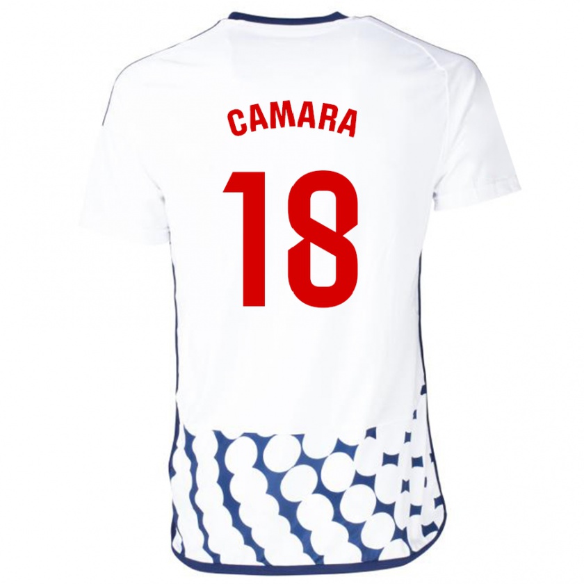 Kandiny Niño Camiseta Aaron Cámara #18 Blanco 2ª Equipación 2023/24 La Camisa Chile