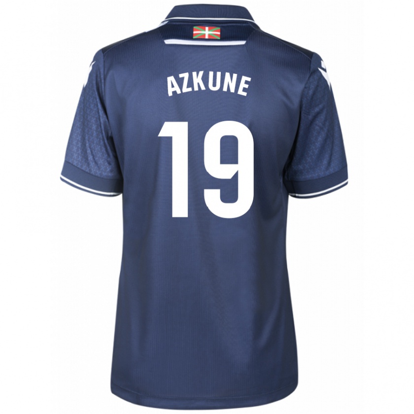 Kandiny Niño Camiseta Ekain Azkune #19 Armada 2ª Equipación 2023/24 La Camisa Chile