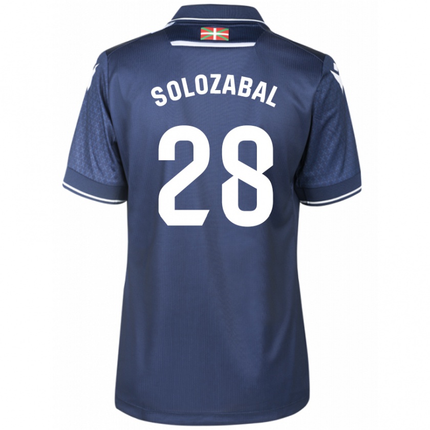 Kandiny Niño Camiseta Malen Solozabal Ibarra #28 Armada 2ª Equipación 2023/24 La Camisa Chile