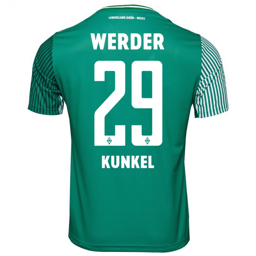 Kandiny Hombre Camiseta Melina Kunkel #29 Verde 1ª Equipación 2023/24 La Camisa Chile