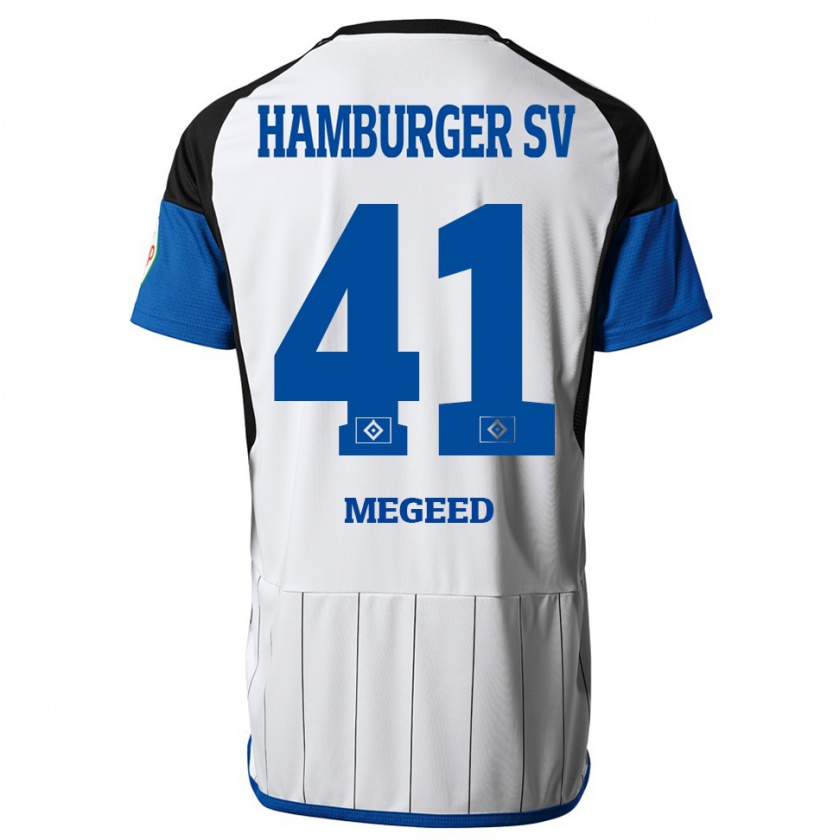 Kandiny Hombre Camiseta Omar Megeed #41 Blanco 1ª Equipación 2023/24 La Camisa Chile