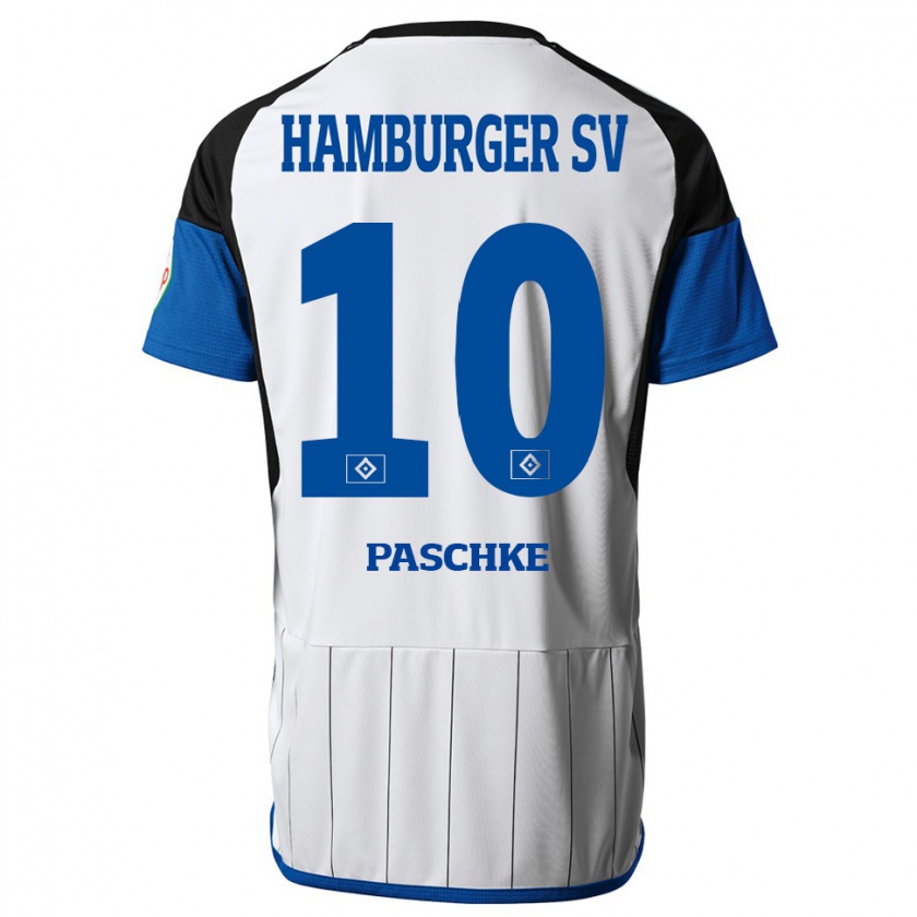 Kandiny Hombre Camiseta Felix Paschke #10 Blanco 1ª Equipación 2023/24 La Camisa Chile