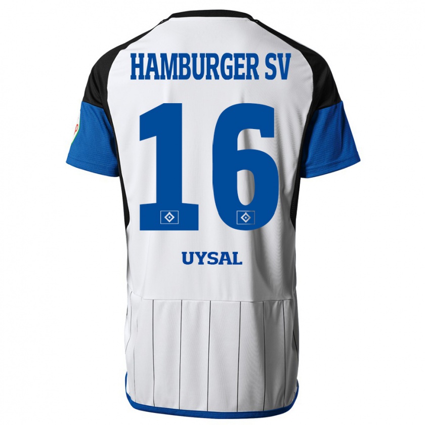 Kandiny Hombre Camiseta Samed Uysal #16 Blanco 1ª Equipación 2023/24 La Camisa Chile