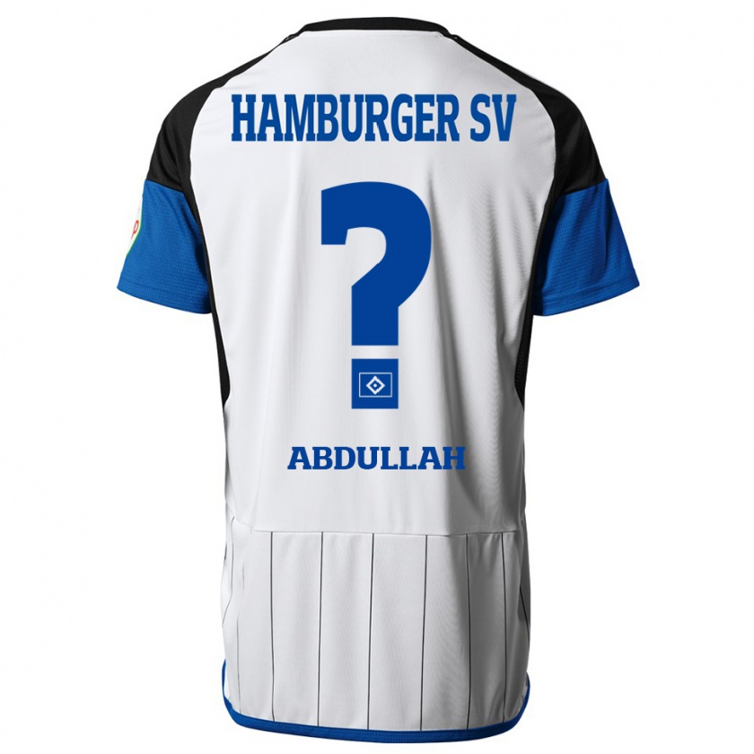 Kandiny Hombre Camiseta Majeed Salo Abdullah #0 Blanco 1ª Equipación 2023/24 La Camisa Chile