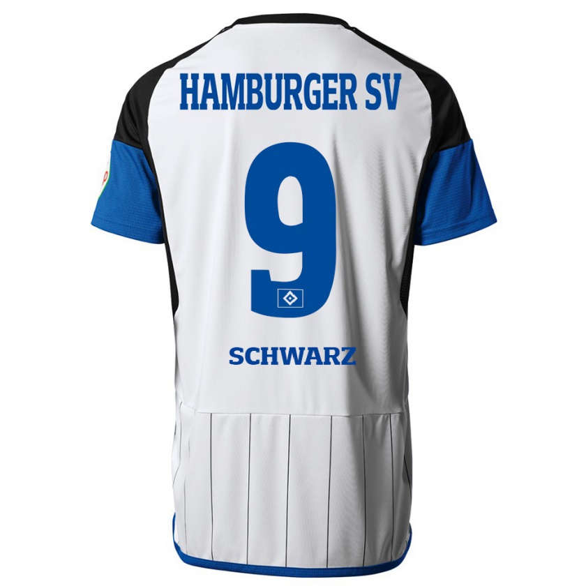 Kandiny Hombre Camiseta Rafael Schwarz #9 Blanco 1ª Equipación 2023/24 La Camisa Chile