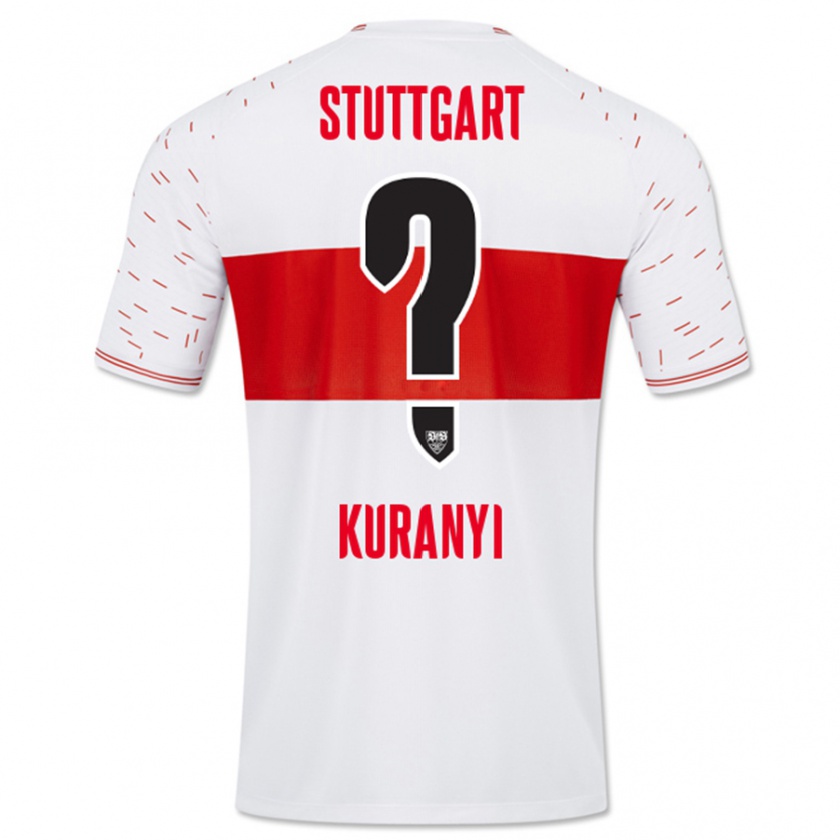 Kandiny Hombre Camiseta Karlo Kuranyi #0 Blanco 1ª Equipación 2023/24 La Camisa Chile