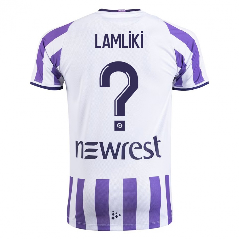 Kandiny Hombre Camiseta Nassim Lamliki #0 Blanco 1ª Equipación 2023/24 La Camisa Chile