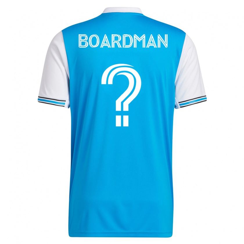 Kandiny Hombre Camiseta Erik Pena-Boardman #0 Azul 1ª Equipación 2023/24 La Camisa Chile