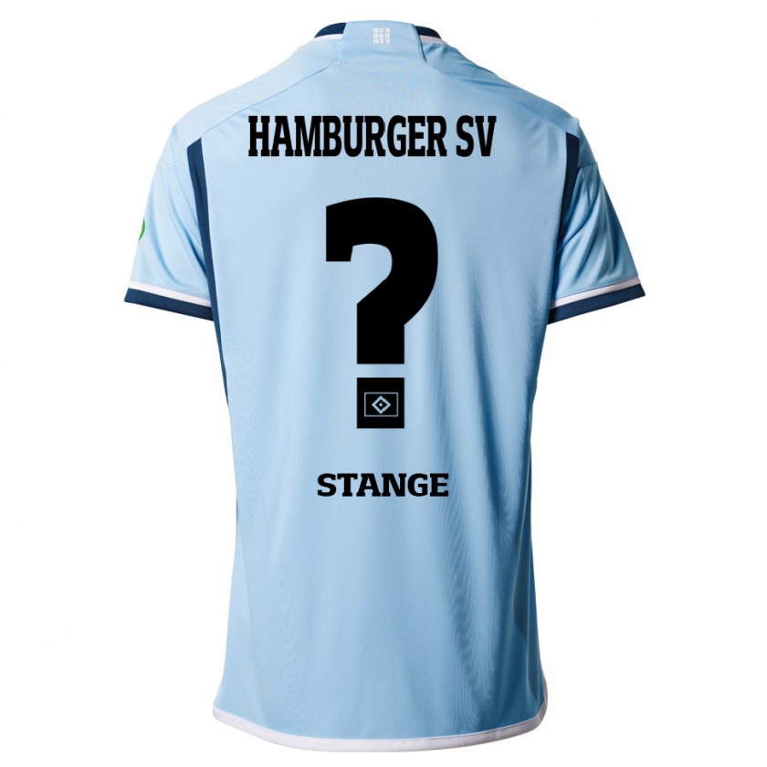 Kandiny Hombre Camiseta Tobias Stange #0 Azul 2ª Equipación 2023/24 La Camisa Chile