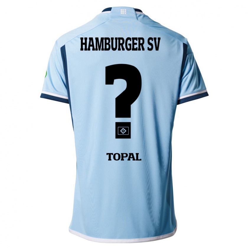 Kandiny Hombre Camiseta Murat Topal #0 Azul 2ª Equipación 2023/24 La Camisa Chile