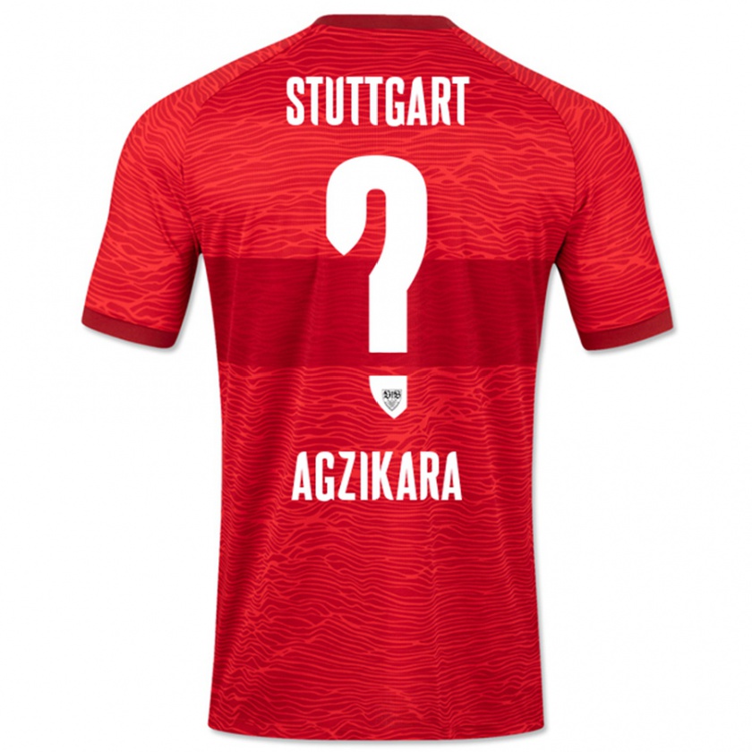 Kandiny Hombre Camiseta Emirhan Ağzıkara #0 Rojo 2ª Equipación 2023/24 La Camisa Chile